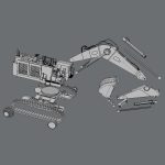 Excavator Hitachi EX1200-7