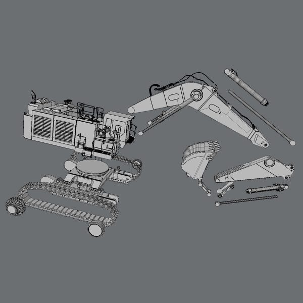 Excavator Hitachi EX1200-7