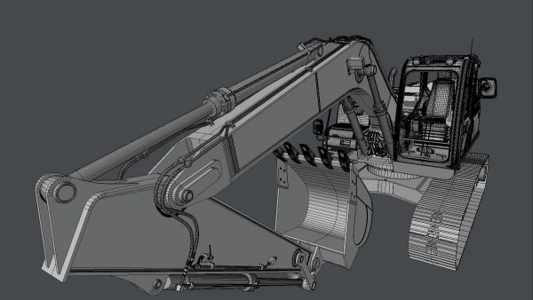 Excavator Hitachi Zaxis ZX180 LC