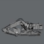Excavator Hitachi Zaxis ZX870