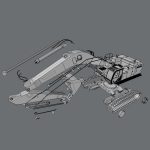 Excavator Hitachi Zaxis ZX870