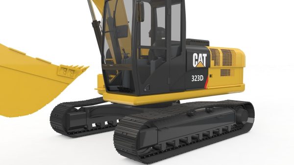 Excavator Medium Rigged