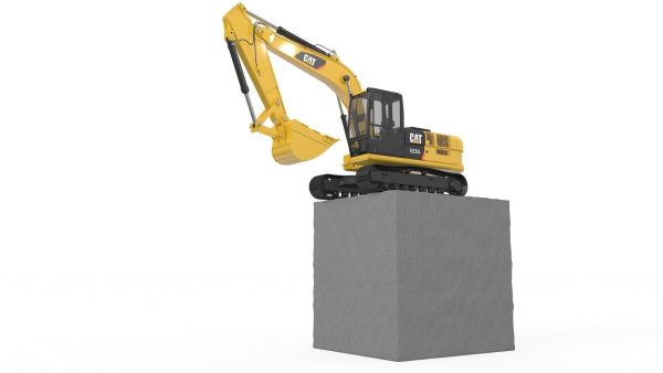 Excavator Medium Rigged