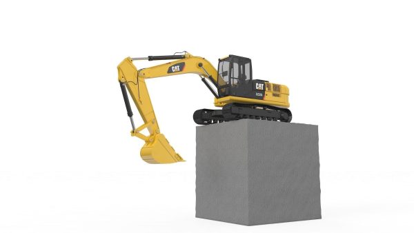 Excavator Medium Rigged