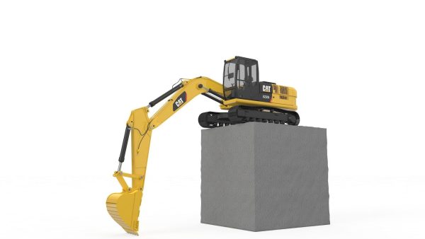 Excavator Medium Rigged