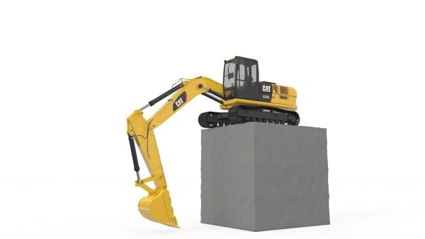Excavator Medium Rigged