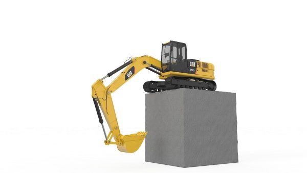 Excavator Medium Rigged