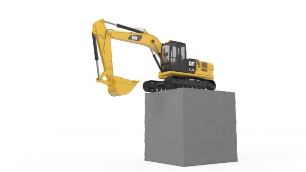 Excavator Medium Rigged