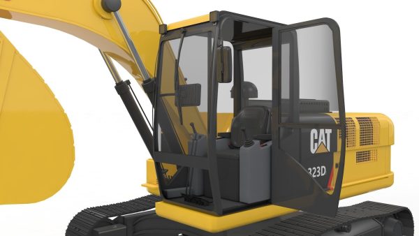 Excavator Medium Rigged