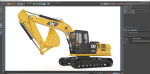 Excavator Medium Rigged
