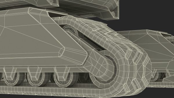 Excavator SciFi Concept Old Rigged