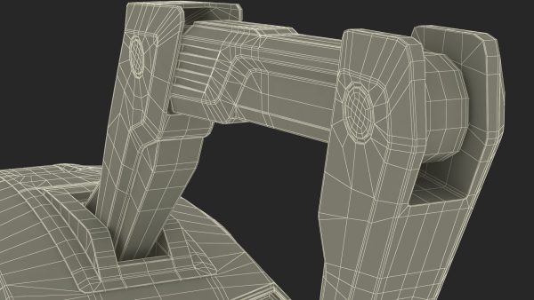 Excavator SciFi Concept Old Rigged