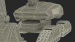 Excavator SciFi Concept Old Rigged