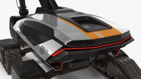 Excavator SciFi Concept Old Rigged