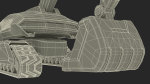 Excavator SciFi Concept Old Rigged
