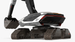 Excavator SciFi Concept Old Rigged