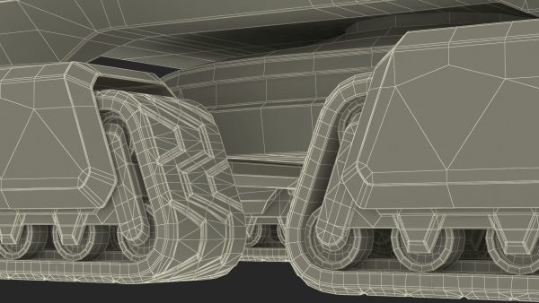 Excavator SciFi Concept Old Rigged