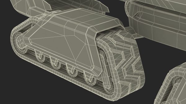 Excavator SciFi Concept Old Rigged