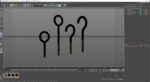 Eye Screw Hooks Set Gold