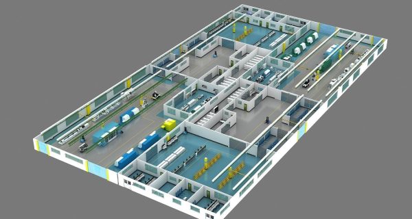 Factory floor plan