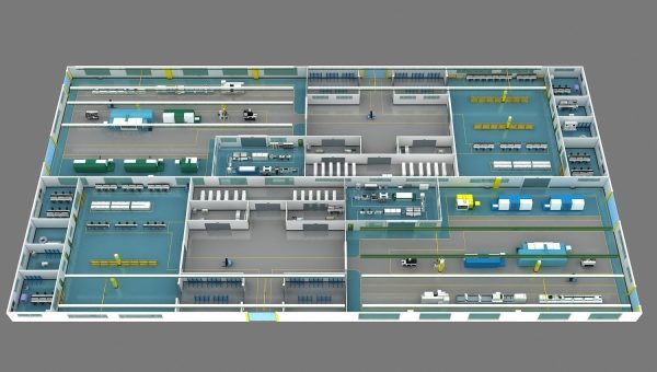 Factory floor plan