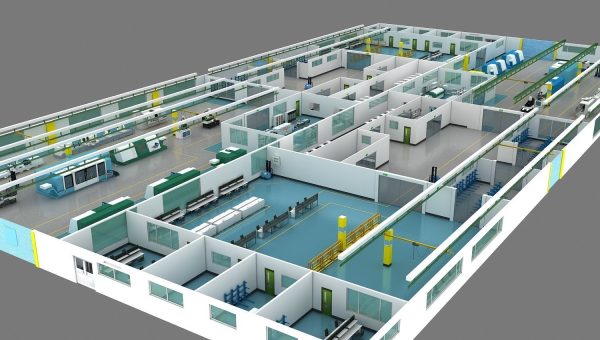 Factory floor plan