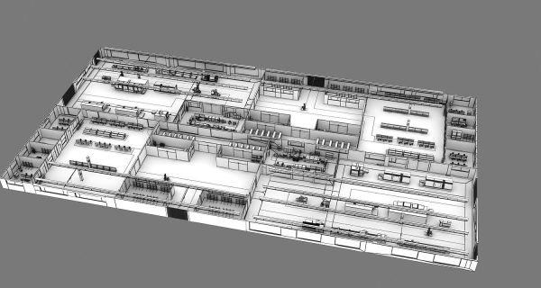 Factory floor plan