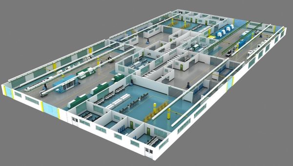 Factory floor plan