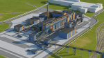 Factory site of nuclear power plant