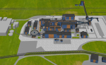 Factory site of nuclear power plant