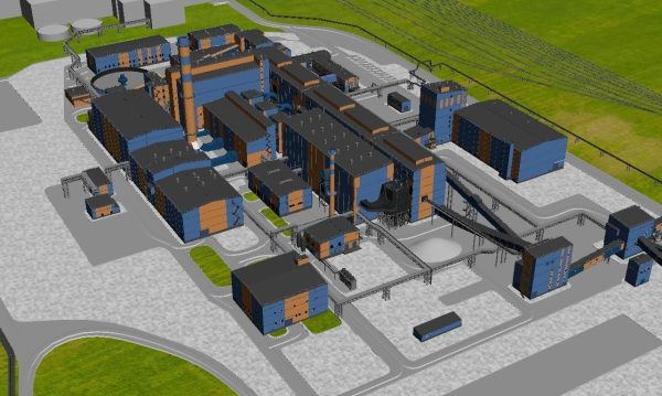 Factory site of nuclear power plant