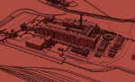 Factory site of nuclear power plant