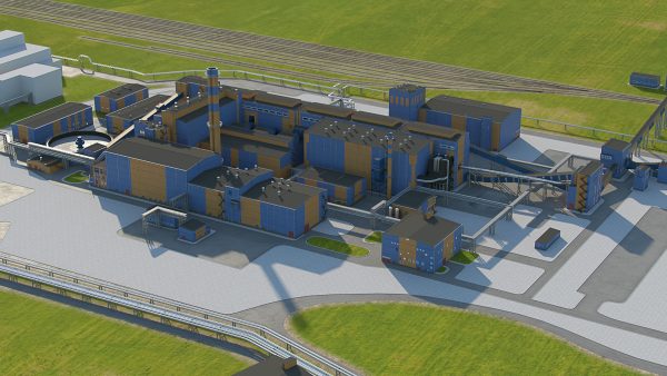 Factory site of nuclear power plant