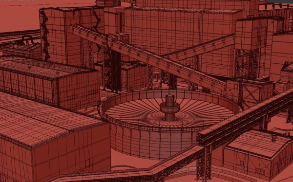 Factory site of nuclear power plant