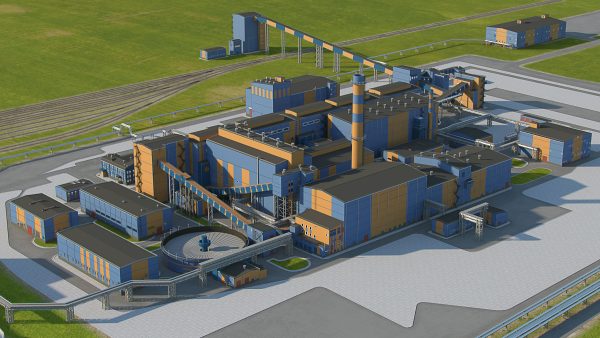 Factory site of nuclear power plant