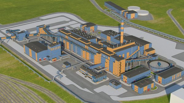 Factory site of nuclear power plant