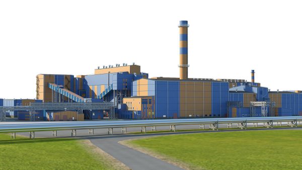 Factory site of nuclear power plant