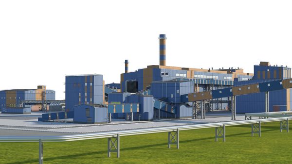 Factory site of nuclear power plant