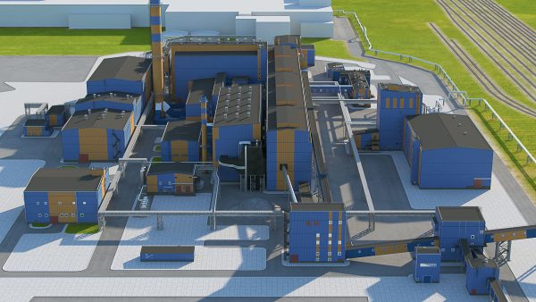 Factory site of nuclear power plant