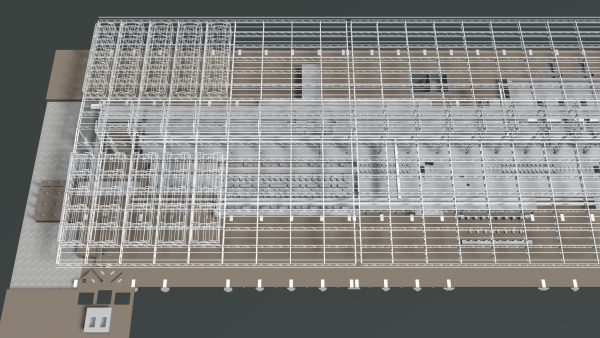 Factory building structure 23zz39