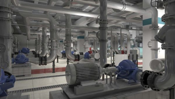 Factory engine workshop