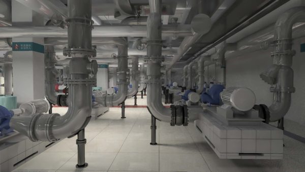 Factory engine workshop