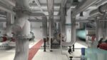 Factory engine workshop