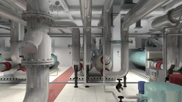 Factory engine workshop