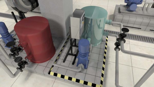 Factory engine workshop