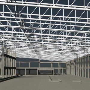 Factory in structure frame