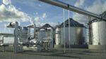 Factory industrial building 3D model
