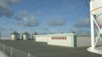 Factory industrial building 3D model