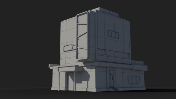 Factory Industrial Sci Fi x3