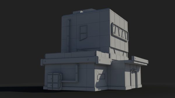 Factory Industrial Sci Fi x3